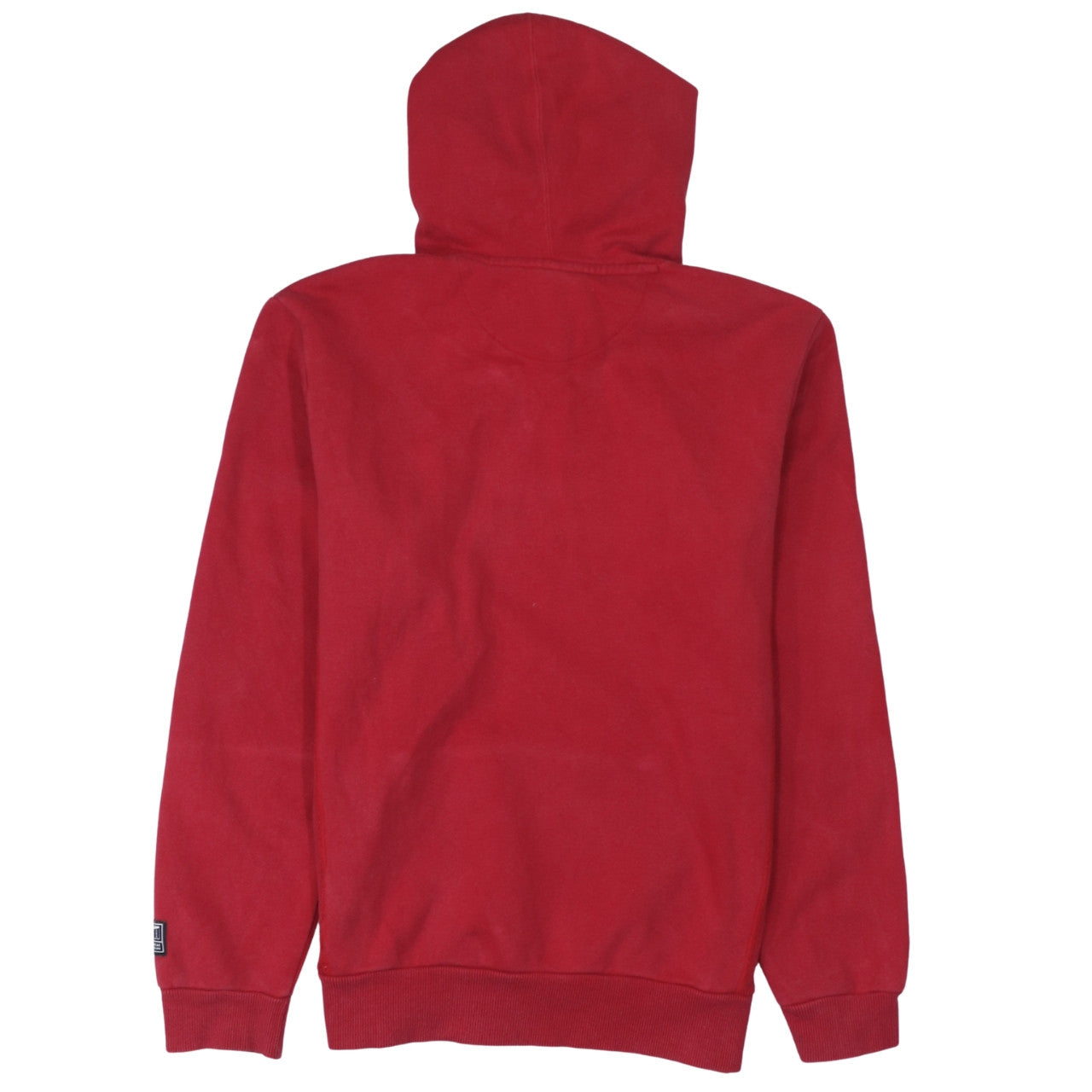 Puma Mens Red Pullover Hoodie Small Athletics Logo Fleece Sportswear