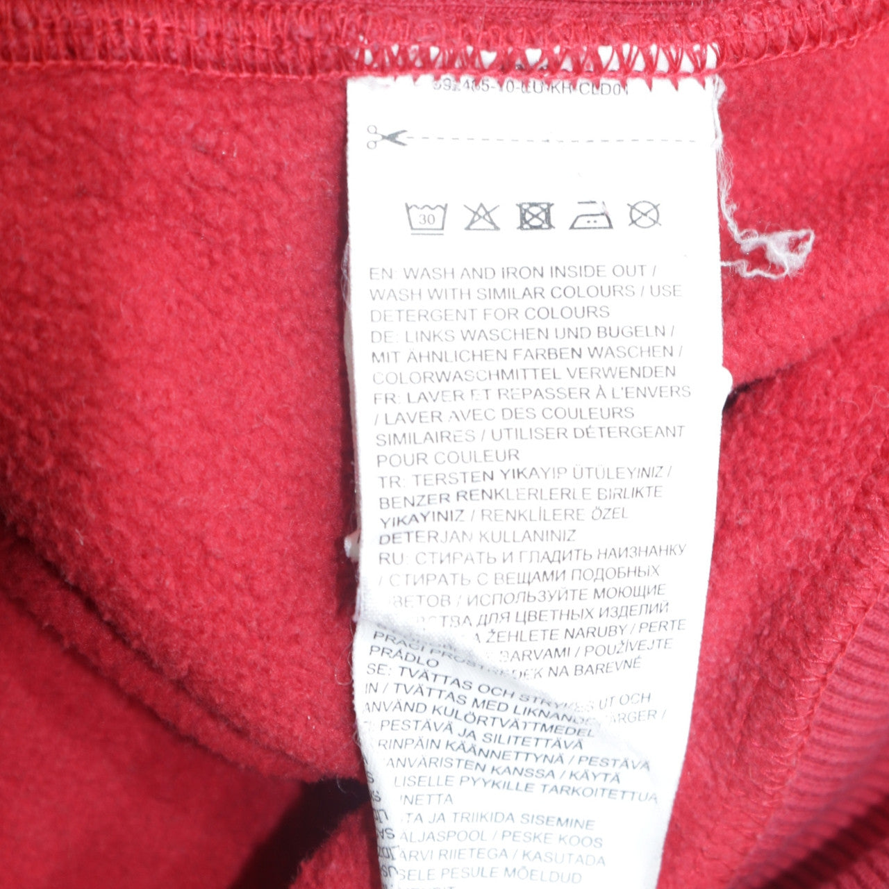 Puma Mens Red Pullover Hoodie Small Athletics Logo Fleece Sportswear