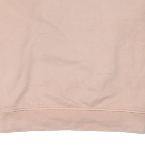 Levi's Women Pink Crew Neck Pullover Sweatshirt Size S Cotton Blend