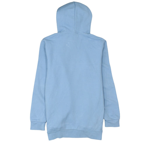 Adidas Men Blue Pullover Hoodie M Logo Sportswear