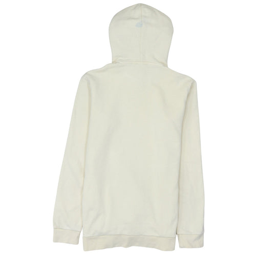 Adidas Men Beige Pullover Hoodie Size S Cotton Blend