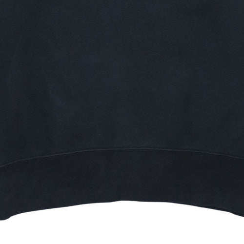 Nike Men's Black Pullover Hoodie Small Logo Fleece Sweatshirt