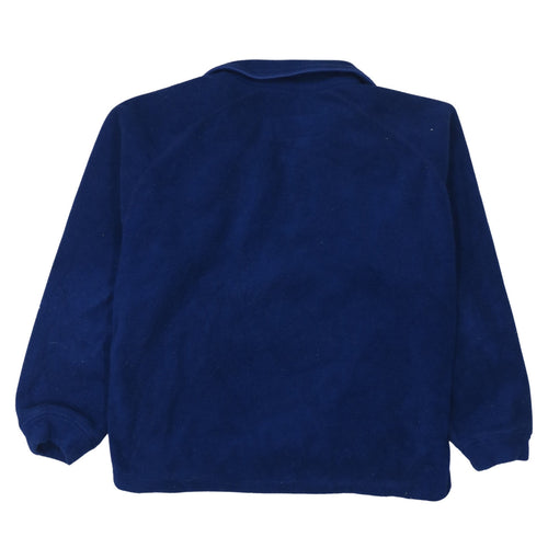 Timberland Mens Blue Fleece 1/2 Zip Pullover Sweatshirt M