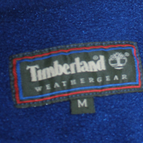 Timberland Mens Blue Fleece 1/2 Zip Pullover Sweatshirt M