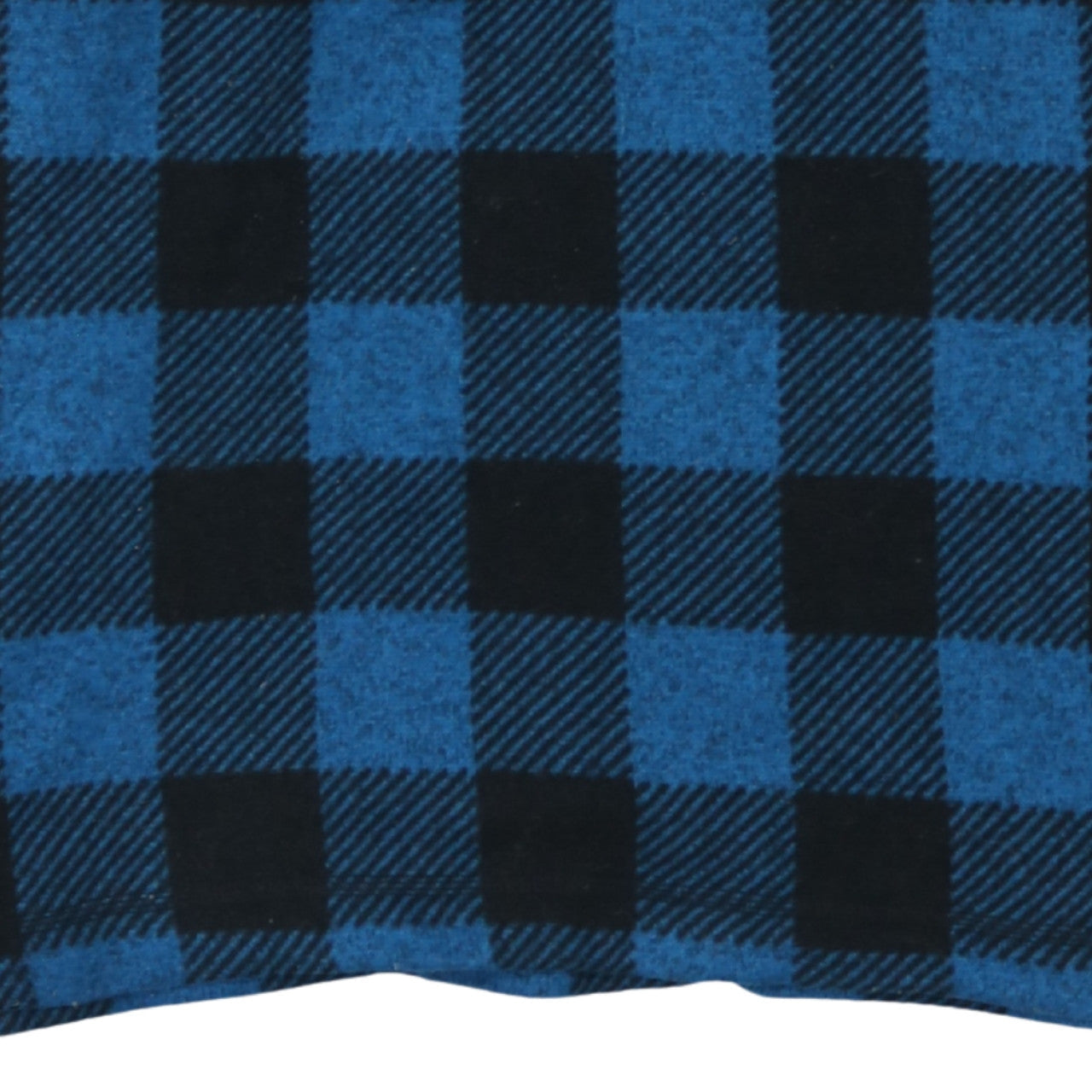 The North Face Men's Blue Check Fleece 1/4 Zip Pullover Sweatshirt M