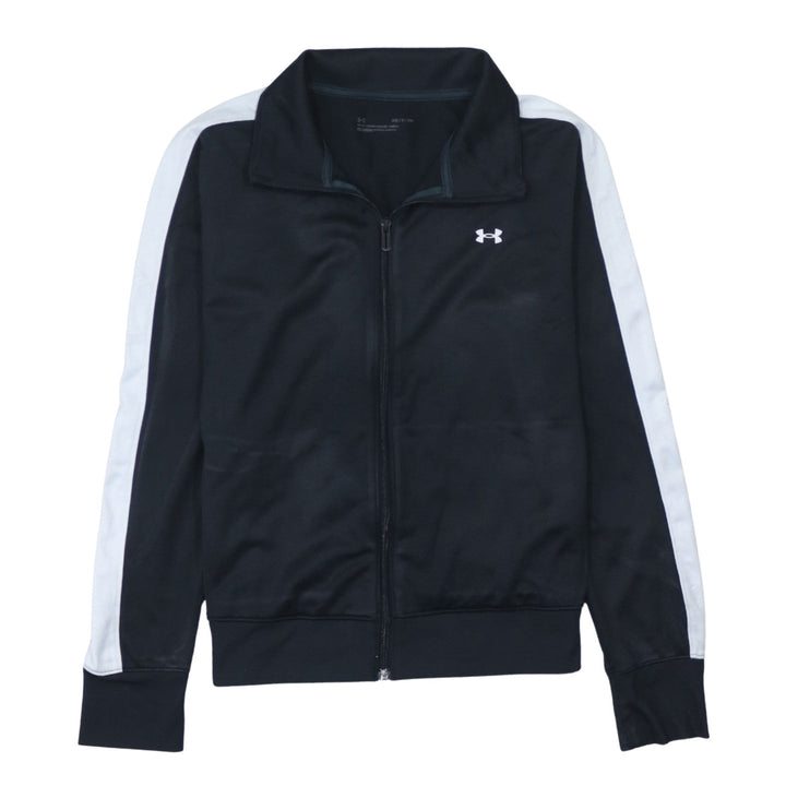 Under Armour Boys Black Full Zip Sports Sweatshirt Size S
