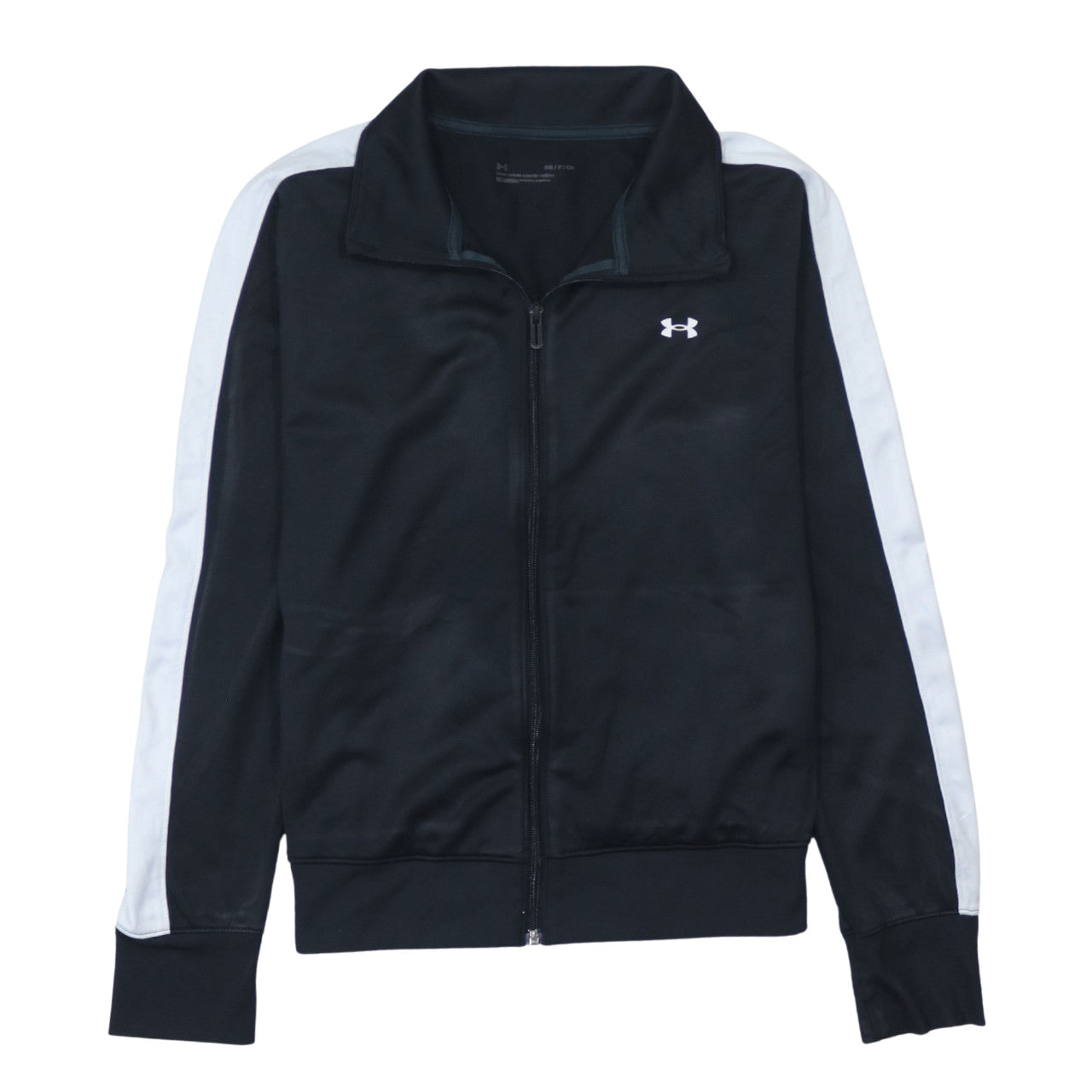 Under Armour Boys Black Full Zip Sports Sweatshirt Size S