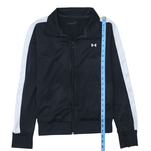 Under Armour Boys Black Full Zip Sports Sweatshirt Size S