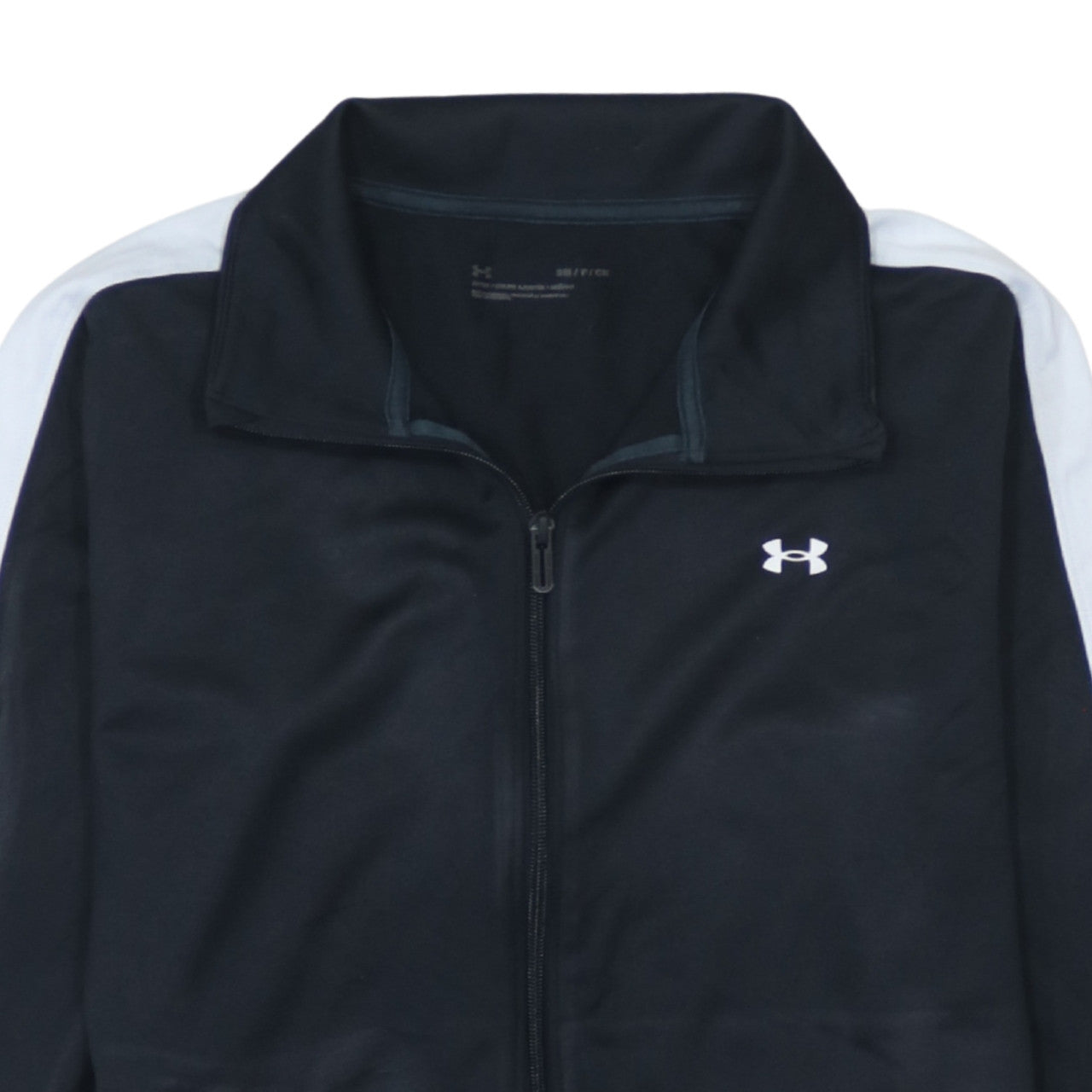 Under Armour Boys Black Full Zip Sports Sweatshirt Size S