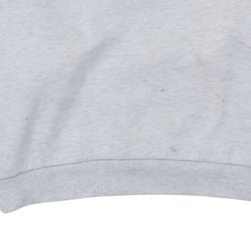 Tommy Jeans Women Grey Crew Neck Sweatshirt M Classic Fit