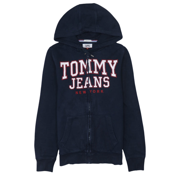 Tommy Jeans Men's Blue Full Zip Hoodie S Regular Fit