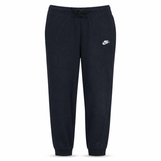 Front view of Nike Men's Black Jogger Sweatpants M Regular Fit Fleece Activewear
