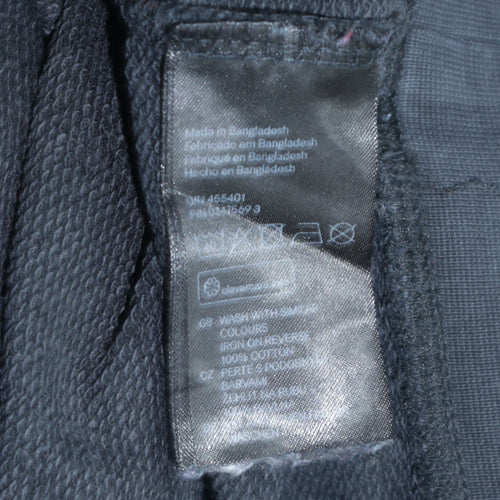 H&M L.O.G.G Men’s Black Graphic Pullover Sweatshirt Size M