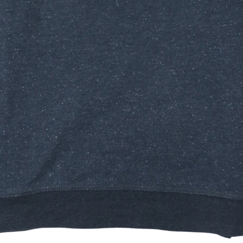Superdry Men's Blue L Pullover Sweatshirt Crew Neck Logo Athletic