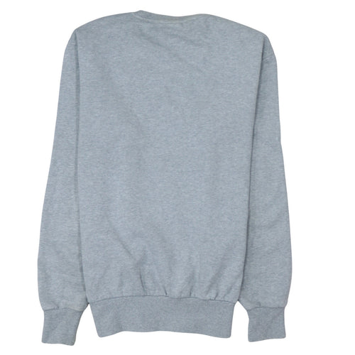 Ellesse Men's Grey Small Crew Neck Logo Sweatshirt Pullover