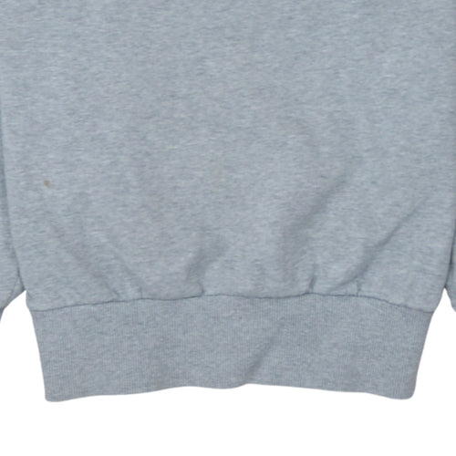 Ellesse Men's Grey Small Crew Neck Logo Sweatshirt Pullover