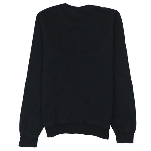 Ellesse Boys Black Pullover Sweatshirt 13-14 Years Cotton Blend Crew Neck