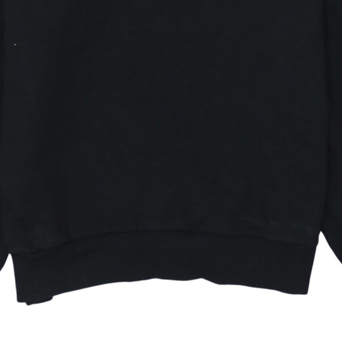 Ellesse Boys Black Pullover Sweatshirt 13-14 Years Cotton Blend Crew Neck