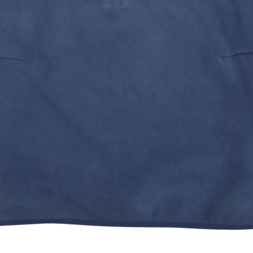 Adidas Men's Blue 1/2 Zip Fleece Pullover Sweatshirt Size M