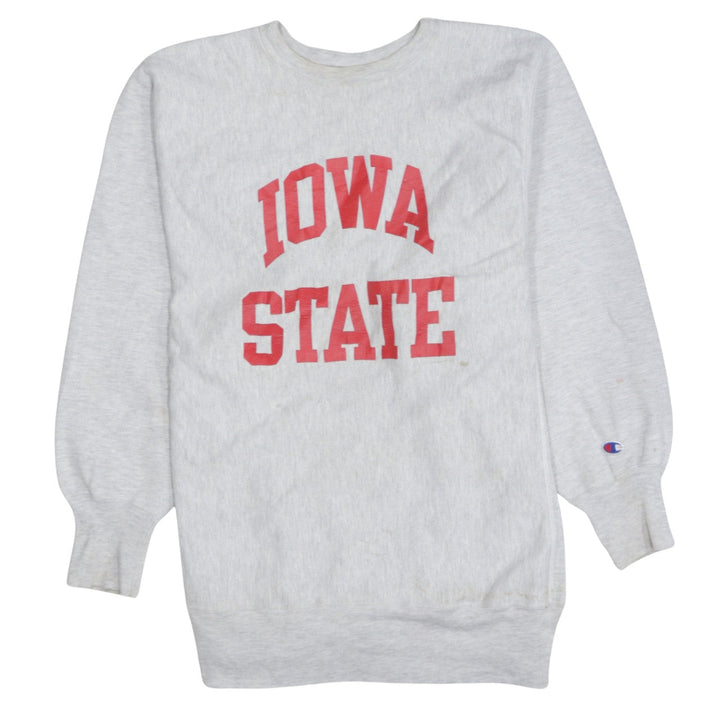 Champion Men's Grey Iowa State Reverse Weave XL College Sweatshirt