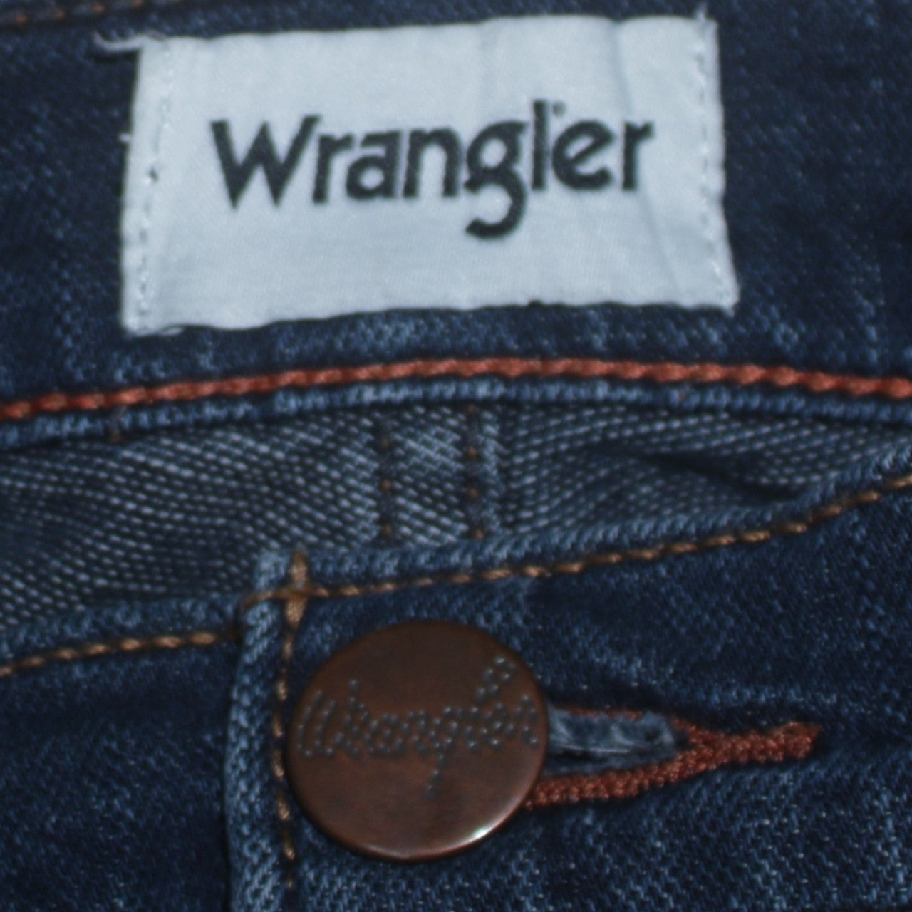Wrangler Men’s Blue Greensboro Regular Straight Jeans 36x32 Denim