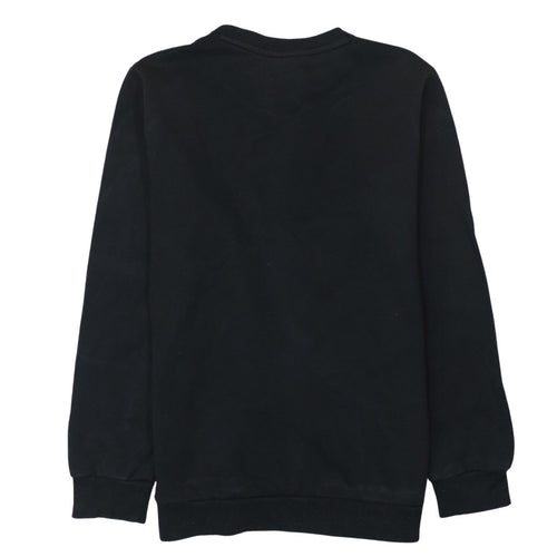 Puma Men’s Black Small Pullover Crew Neck Logo Sweatshirt