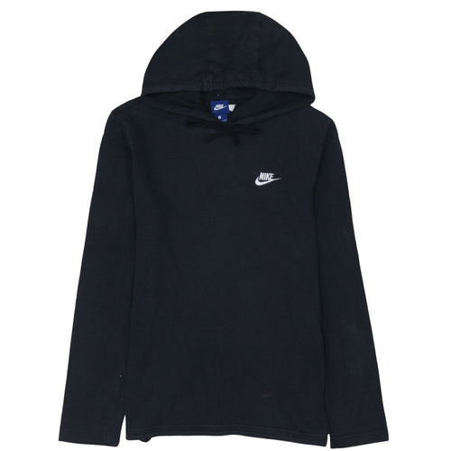 Nike Men's Black Pullover Hoodie Small Regular Fit Cotton