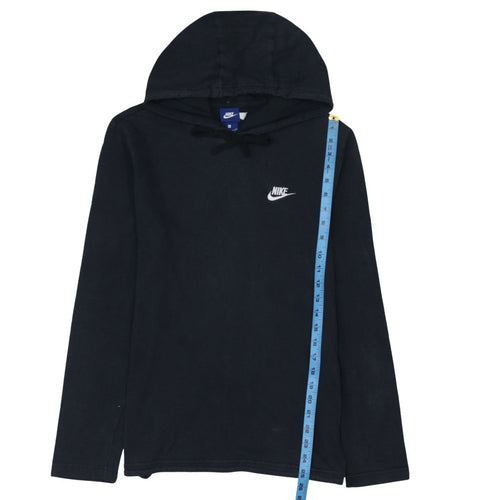 Nike Men's Black Pullover Hoodie Small Regular Fit Cotton
