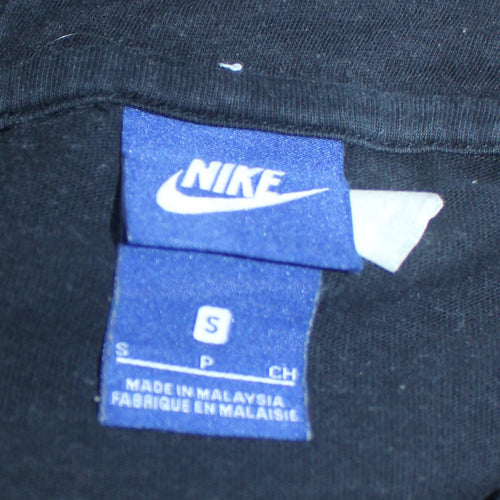 Nike Men's Black Pullover Hoodie Small Regular Fit Cotton