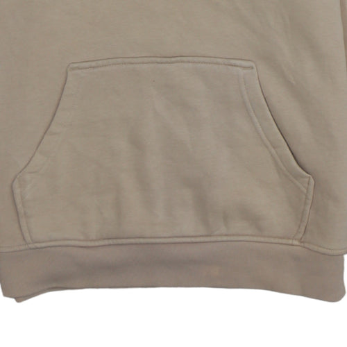 Adidas Womens Beige Pullover Hoodie Medium Cotton Blend Casual