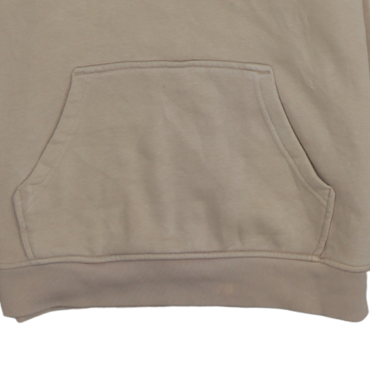 Adidas Womens Beige Pullover Hoodie Medium Cotton Blend Casual