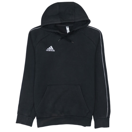 adidas Men's Black Small Pullover Hoodie Fleece Sweatshirt