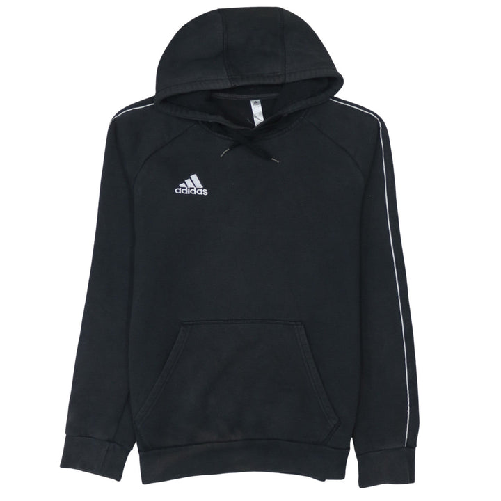 adidas Men's Black Small Pullover Hoodie Fleece Sweatshirt