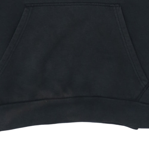 adidas Men's Black Small Pullover Hoodie Fleece Sweatshirt