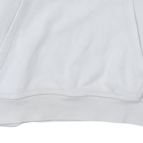 Nike Men's White Crew Neck Pullover Sweatshirt M Sports Fleece