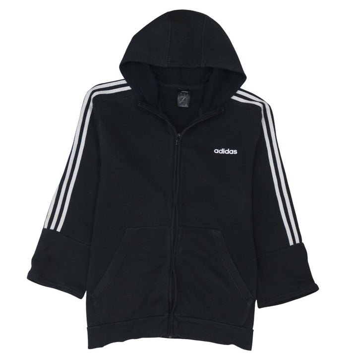 adidas Men's Black XL Full Zip Hoodie Sweatshirt