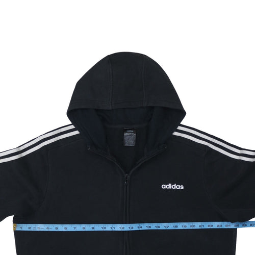 adidas Men's Black XL Full Zip Hoodie Sweatshirt