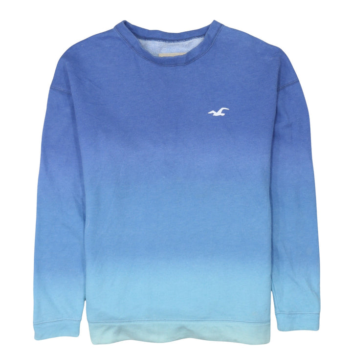 Hollister Men Blue XS Pullover Crew Neck Fleece Sweatshirt