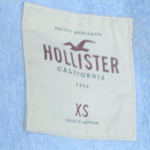 Hollister Men Blue XS Pullover Crew Neck Fleece Sweatshirt