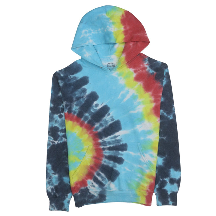 Artist Union Unisex Multicoloured Tie Dye Pullover Hoodie S