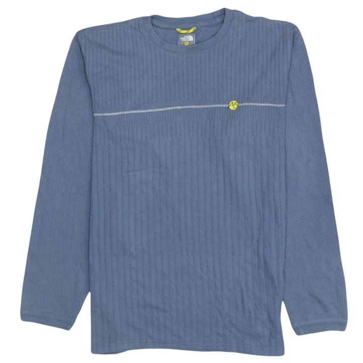 The North Face A5 Series Blue Cotton Knit Men's Pullover Jumper Size S