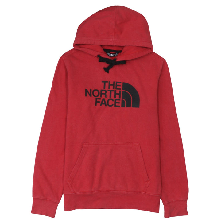 The North Face Men's Red Small Pullover Hoodie Graphic Fleece