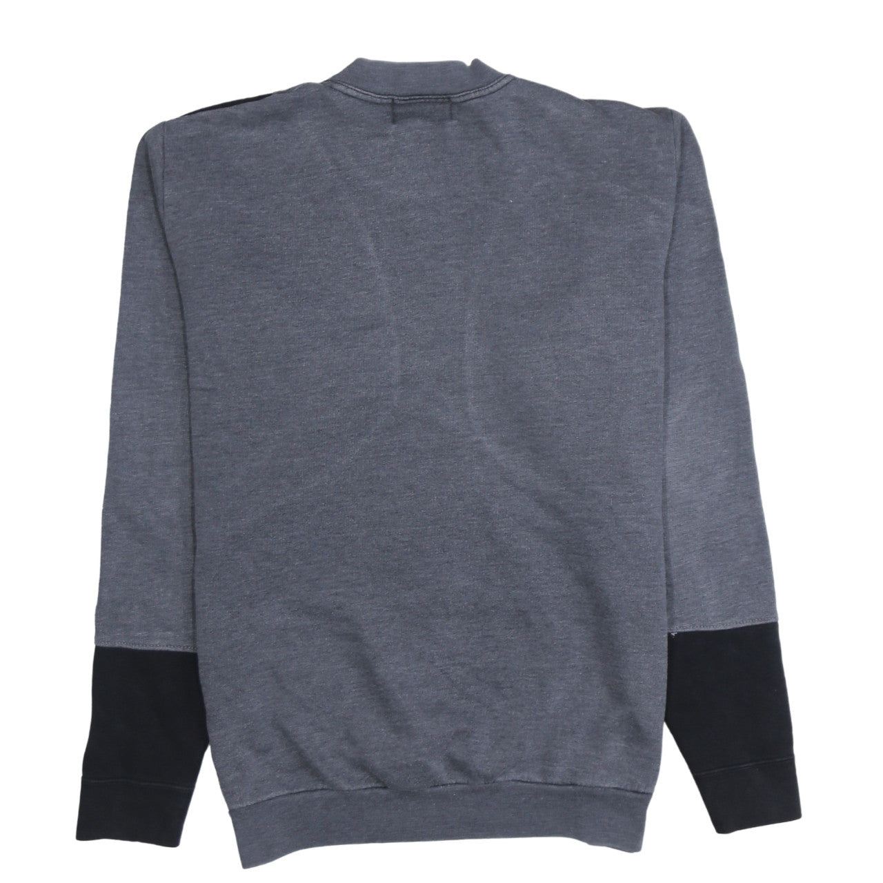 Nike Men's Grey Black Logo Crew Neck Pullover Sweatshirt 2XL