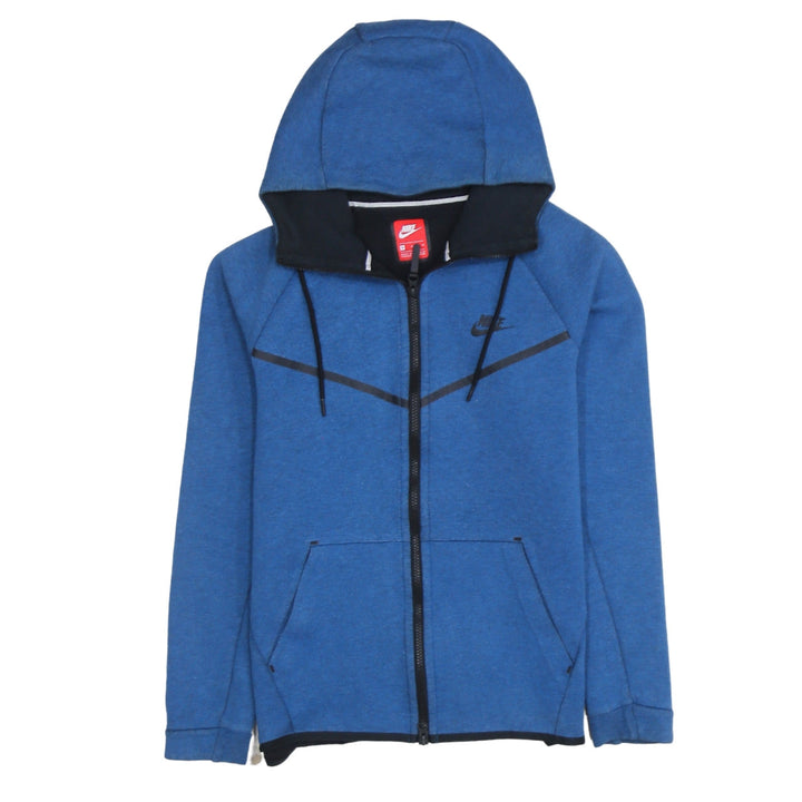 Nike Men’s Blue Full Zip Hoodie Size M Sportswear Sweatshirt