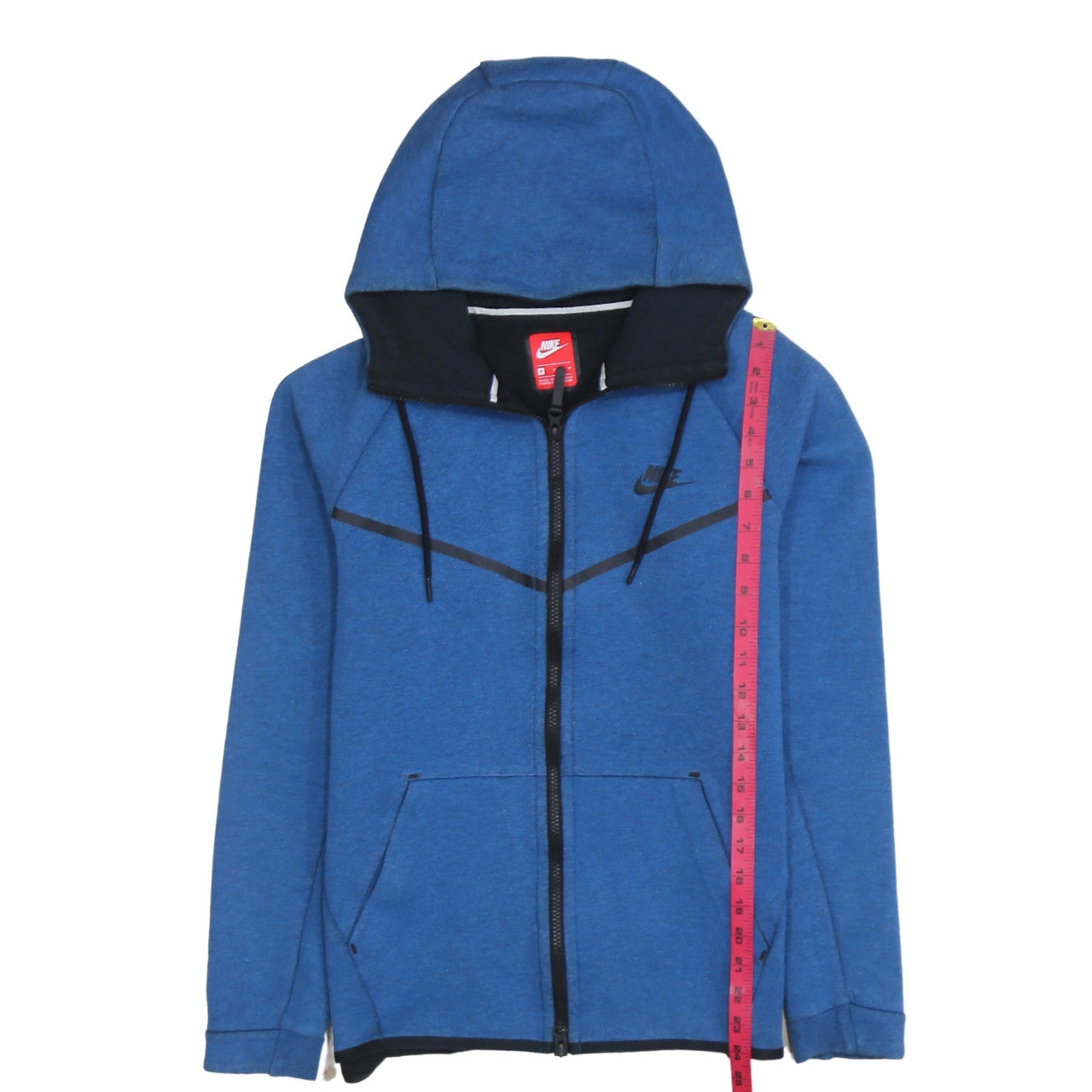 Nike Men’s Blue Full Zip Hoodie Size M Sportswear Sweatshirt