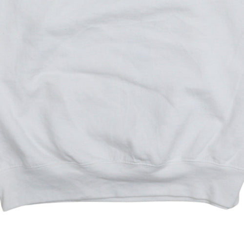 Champion Men's White GCU Logo Pullover Sweatshirt Size S
