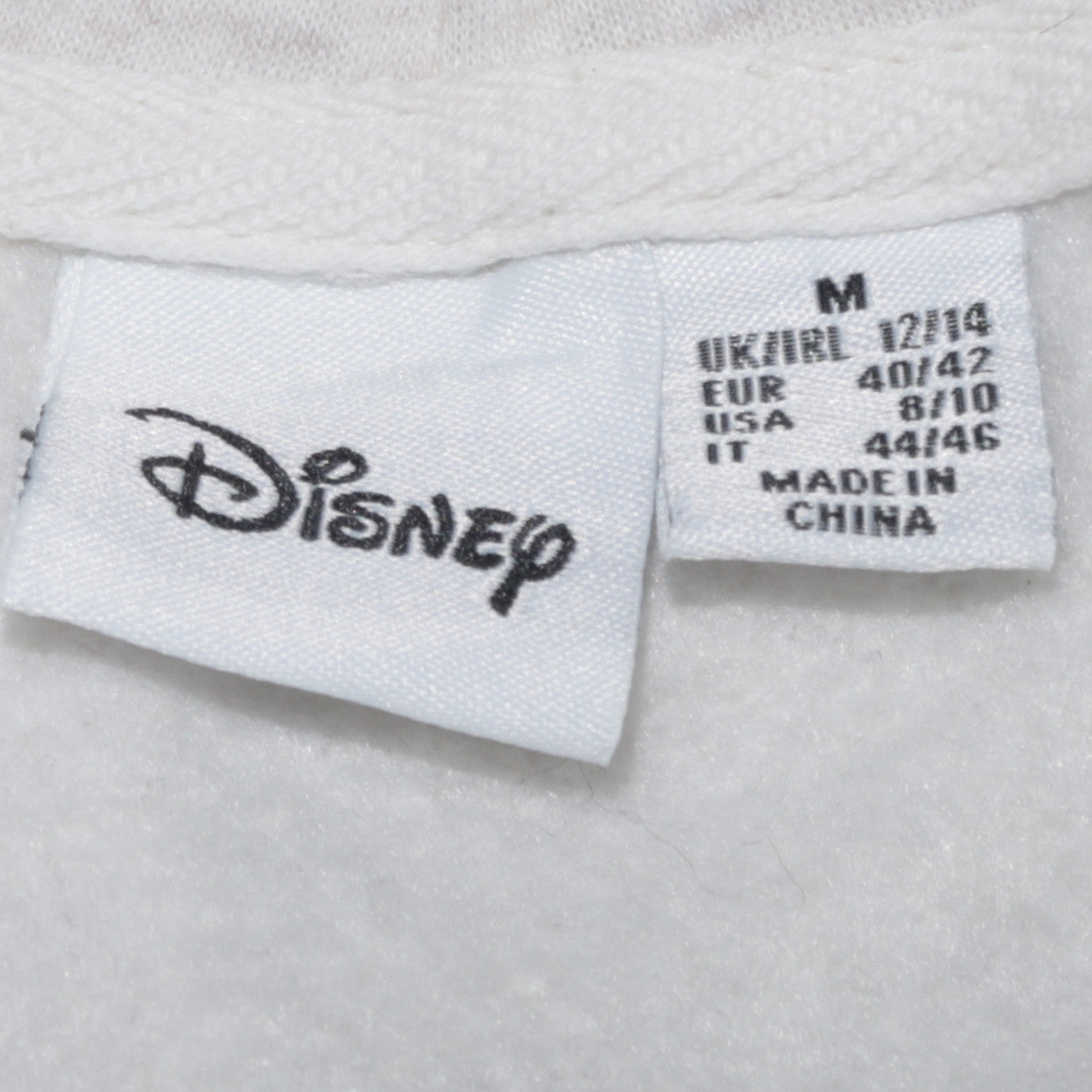 Disney Womens Grey Hoodie Mickey Mouse Graphic Size M 12/14