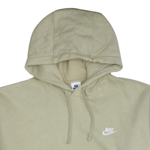 Nike Men's Beige XL Pullover Hoodie Sweatshirt with Logo