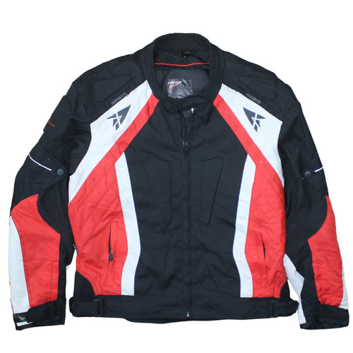 Roleff Men's Black 2XL Motorcycle Jacket Waterproof Windproof