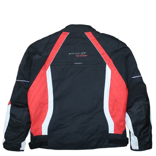 Roleff Men's Black 2XL Motorcycle Jacket Waterproof Windproof